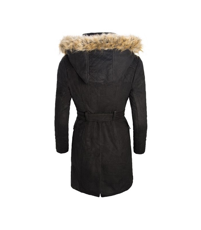 Eleganter Damen Winter Mantel Damenjacke Wo