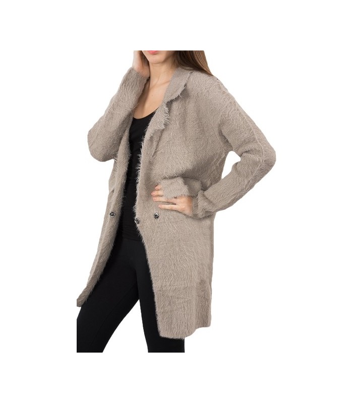 Damen Übergangs Jacke Damen Pulli Wolljacke Strickjacke Pullover