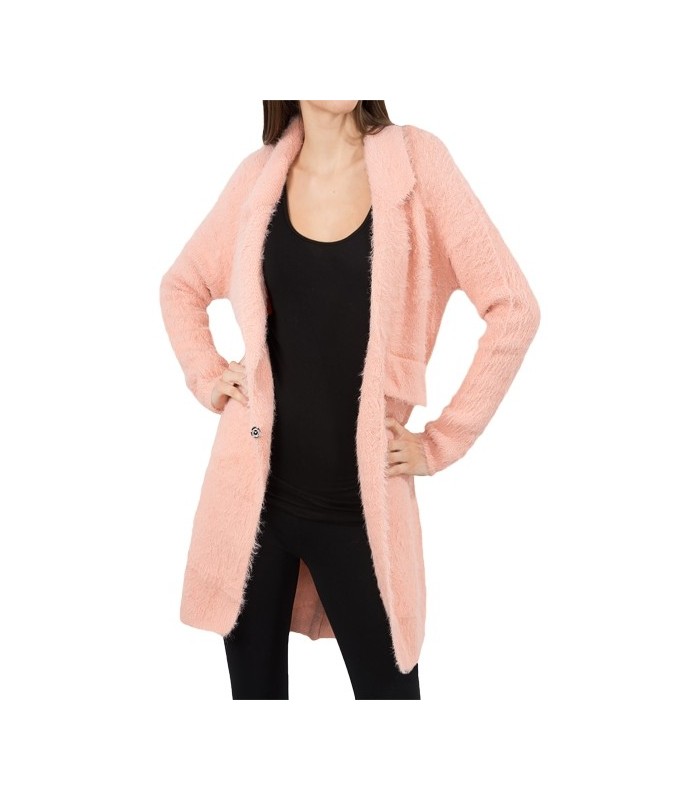 Damen Übergangs Jacke Damen Pulli Wolljacke Strickjacke Pullover