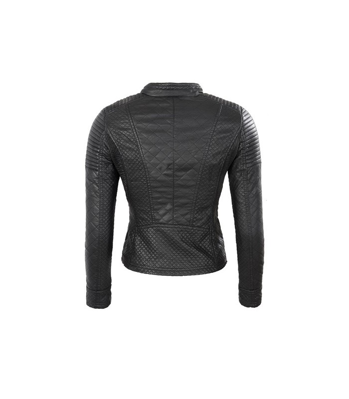 Designer Damen Kunstleder Jacke D-144