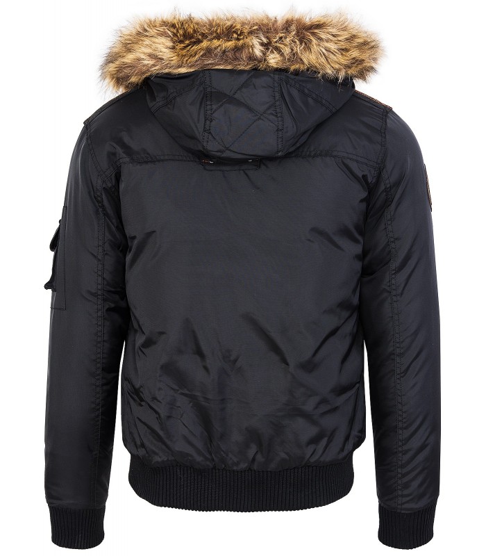 Outdoor herren jacke parka winterjacke kapuze fellkragen warm winter 