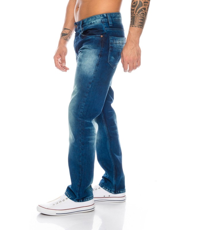 Rock-Creek Herren Jeans Cargo Style Stone Washed Clubwear Hose RC-2010