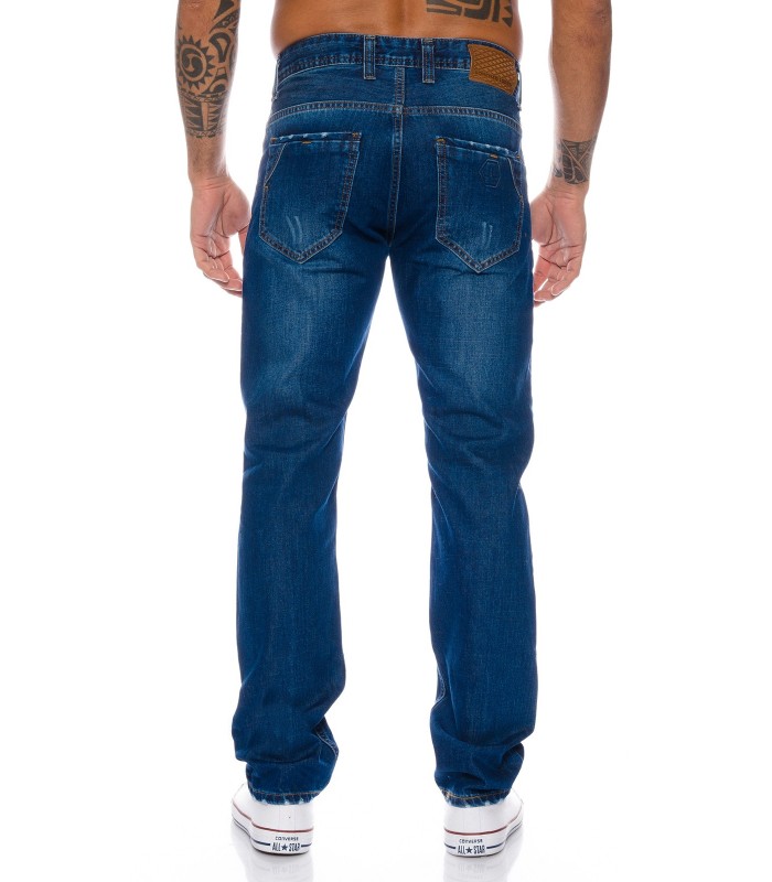 Lorenzo Loren Herren Jeans Comfort Fit Blau LL-323