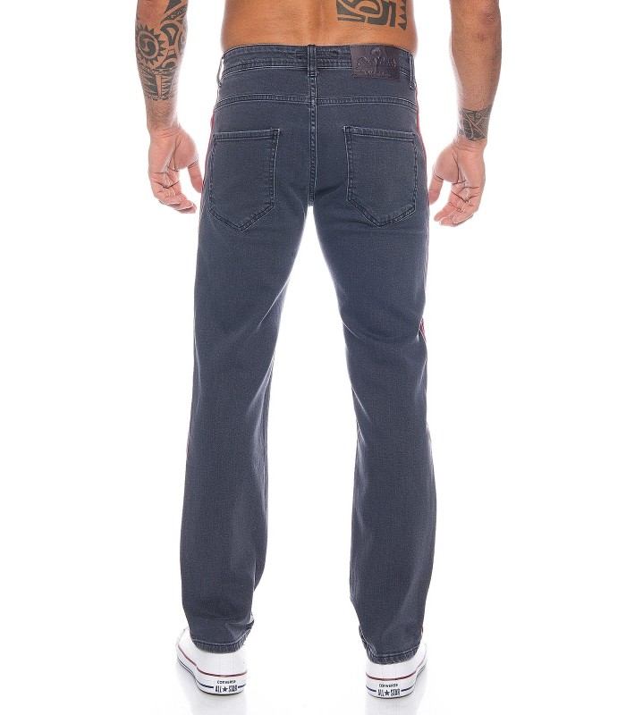 Rock Creek Herren Jeans Hose mittlerer Waschung seitliche Streifen RC-2114 NEU