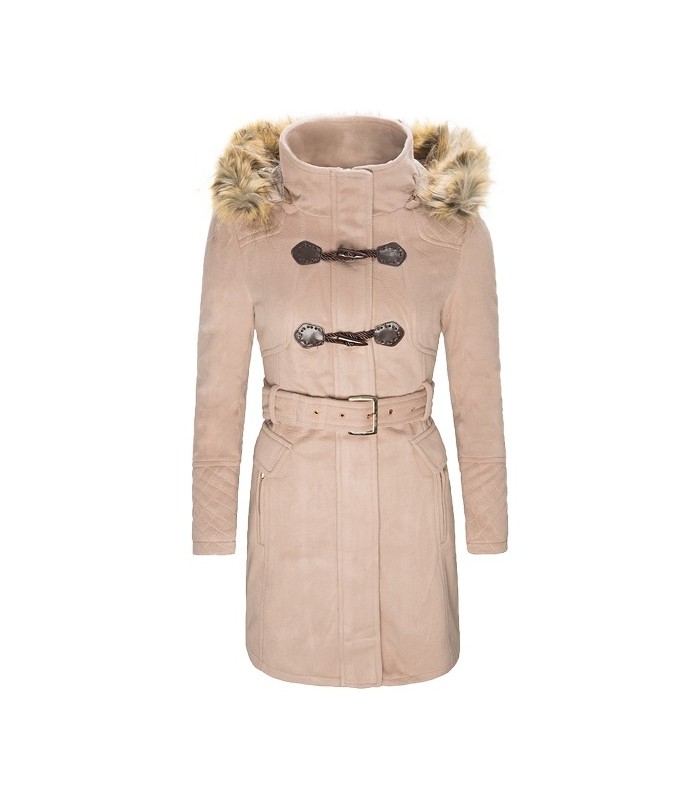 Eleganter Damen Winter Mantel Damenjacke Wo