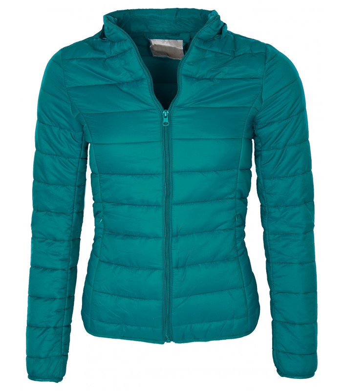 Damen Übergangs Jacke Stepp Jacke kurze Jacke Kapuze gesteppt 