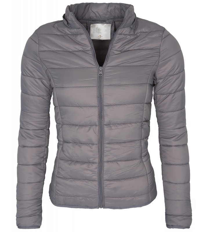 Damen Übergangs Jacke Stepp Jacke kurze Jacke Kapuze gesteppt 