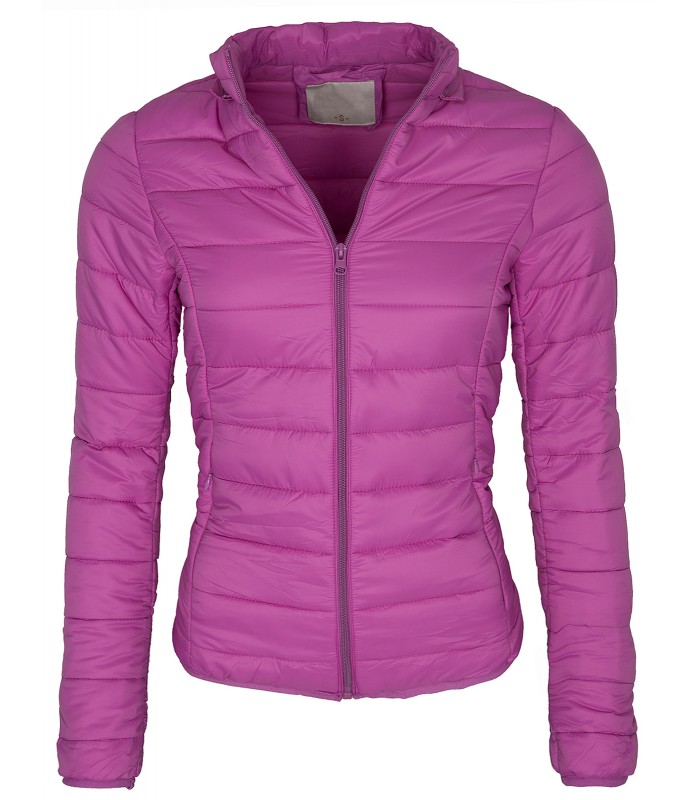 Damen Übergangs Jacke Stepp Jacke kurze Jacke Kapuze gesteppt 