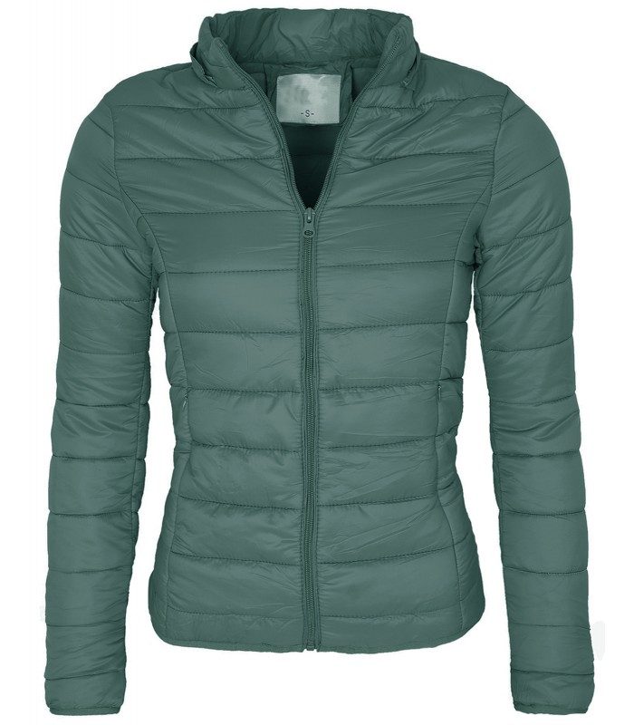 Damen Übergangs Jacke Stepp Jacke kurze Jacke Kapuze gesteppt 