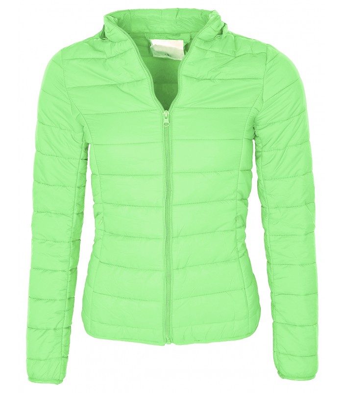 Damen Übergangs Jacke Stepp Jacke kurze Jacke Kapuze gesteppt 