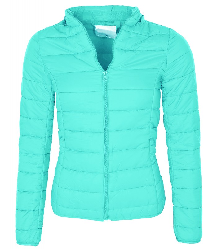 Damen Übergangs Jacke Stepp Jacke kurze Jacke Kapuze gesteppt 