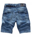 Rock Creek Herren Jeans Shorts Blau Used-Look RC-2122