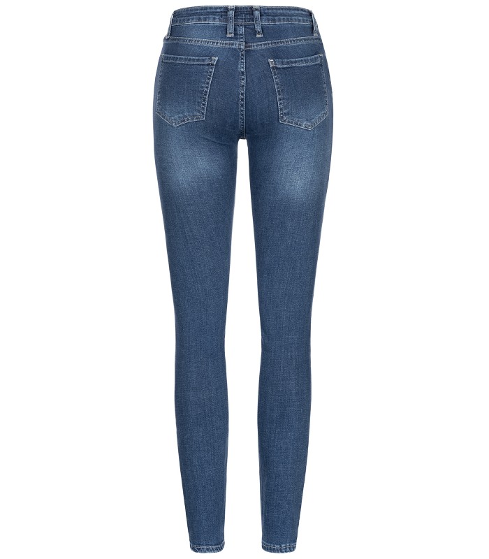 Rock Creek Damen Jeans Skinny Stretch Dunkelblau D-398