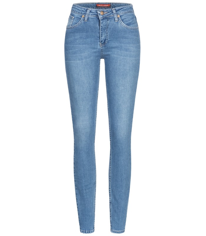 Rock Creek Damen Skinny Jeans Blau Stonewashed D-399