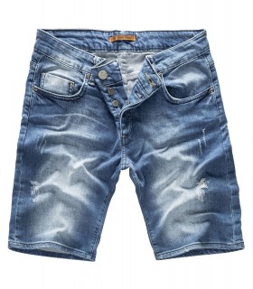 Herren Jeans Shorts Bermuda Hose Denim Sommer Short Blau 