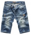 Herren Jeans Shorts Bermuda Hose Denim Sommer Short Blau 
