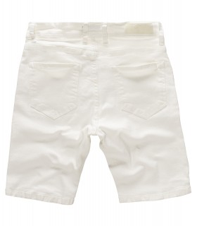 Rock Creek Herren Jeansshorts Denim Stretch Weiß RC-2205