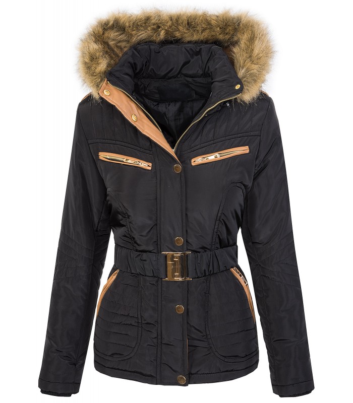 Designer Damen Jacke Parka Mantel Winterjacke Steppjacke warm gefüttert