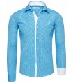 Lorenzo Loren Herren Kariertes Hemd Slim Fit LL-203