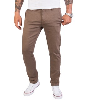 Rock Creek Herren Chino Hose Slim Fit mit Punktemuster RC-2154