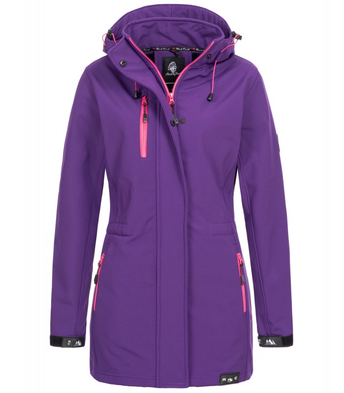 Rock Creek Damen Softshell Jacke Mantel Lang D-423