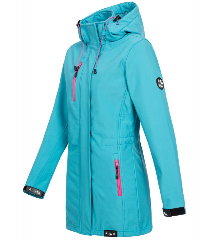 Rock Creek Damen Softshell Jacke Mantel Lang D-423