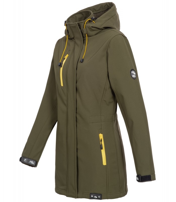 Rock Creek Damen Softshell Jacke Mantel Lang D-423