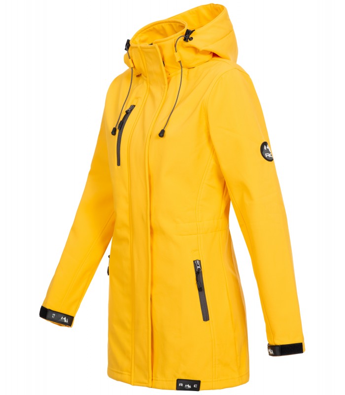 Rock Creek Damen Softshell Jacke Mantel Lang D-423