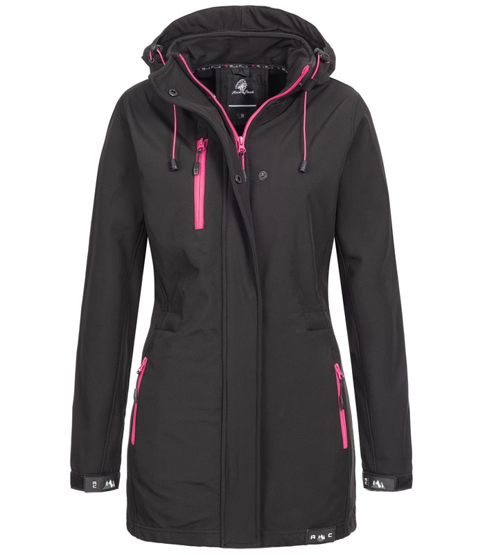 Rock Creek Damen Softshell Jacke Mantel Lang D-423