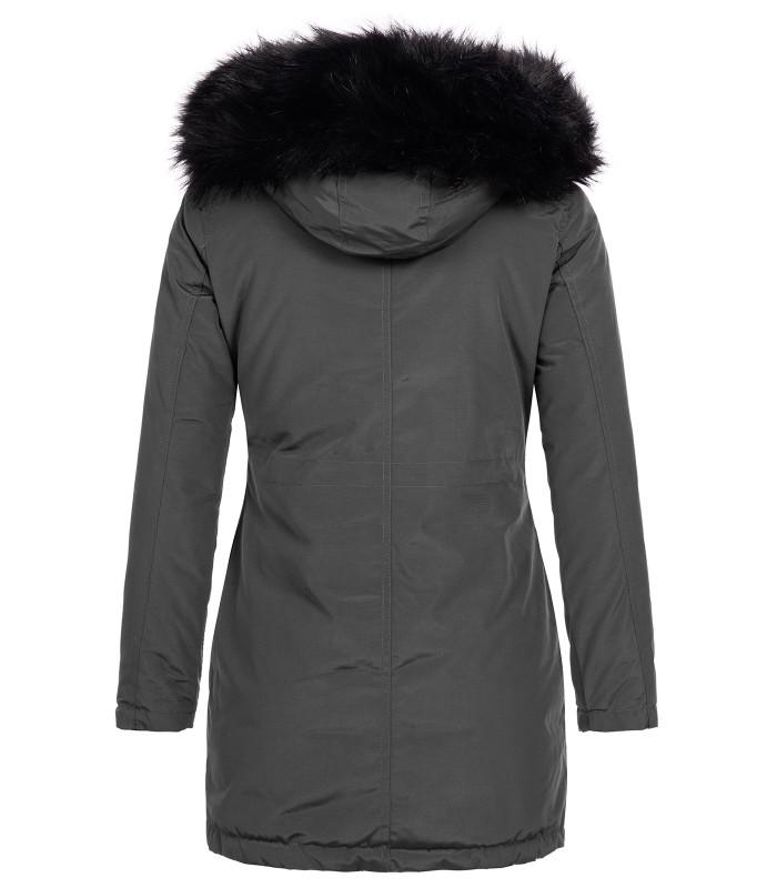 Damen Winter Jacke Parka mit Kapuze Wende-Steppjacke D-428