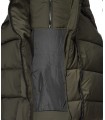 Damen Winter Jacke Steppmantel mit Kunstfellkragen D-434