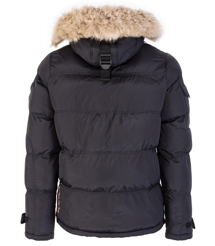 Geographical Norway Herren Winter Jacke Kunstfellkragen H-214