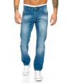 Lorenzo Loren Herren Jeans Comfort Fit Blau LL-394