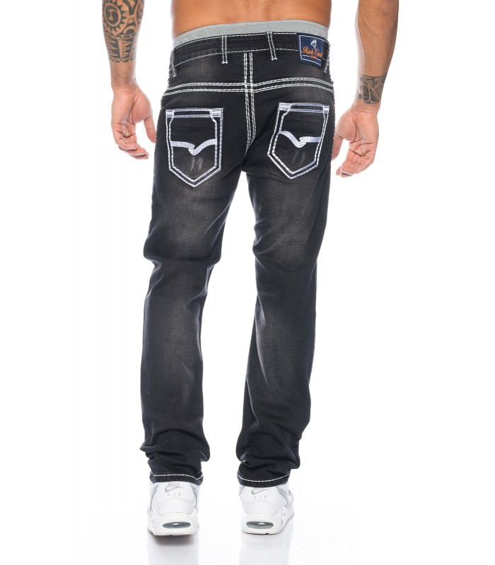 Rock Creek Herren Jeans Comfort Fit Dunkelgrau RC-2087