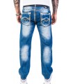 Rock Creek Herren Jeans Comfort Fit Blau RC-2052