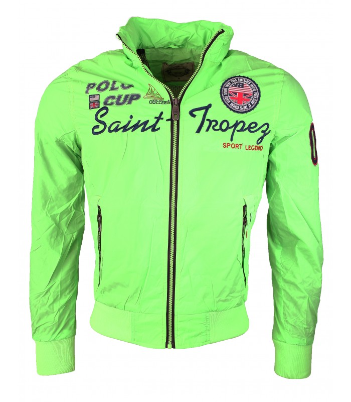 Herren Windjacke Übergangs Jacke Windbreaker mit Kapuze Regenjacke