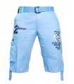 Herren Cargoshorts mit Gürtel Regular Fit H-034