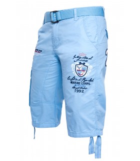 Herren Cargoshorts mit Gürtel Regular Fit H-034
