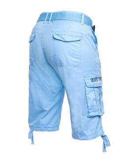 Herren Cargoshorts mit Gürtel Regular Fit H-034