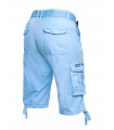 Herren Cargoshorts mit Gürtel Regular Fit H-034