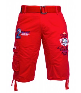 Herren Cargoshorts mit Gürtel Regular Fit H-034