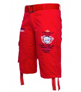 Herren Cargoshorts mit Gürtel Regular Fit H-034