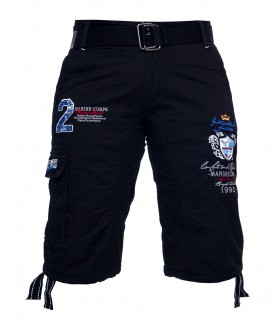 Herren Cargoshorts mit Gürtel Regular Fit H-034