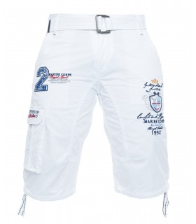 Herren Cargoshorts mit Gürtel Regular Fit H-034