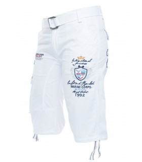 Herren Cargoshorts mit Gürtel Regular Fit H-034