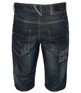 Herren Jeansshorts Regular Fit Dunkelblau H-070