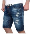 Herren Shorts kurze Hose Herrenshorts Jeans Short Blau Denim Use