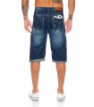Herren Jeansshort Regular Fit Blau H-073