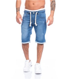 Herren Sweat Shorts Jeans-Style Bermuda LL-02
