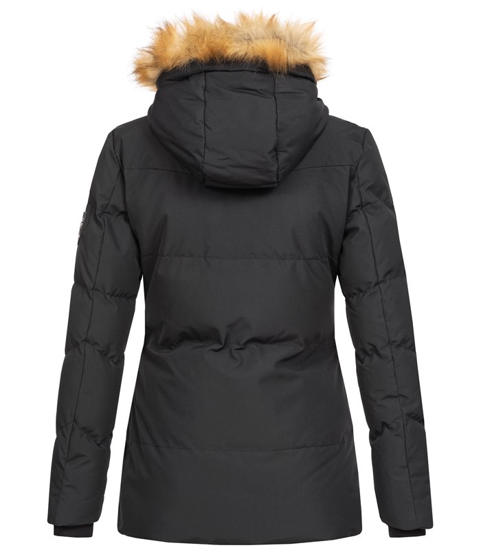 Geographical Norway Damen Winter Jacke mit Kunstfellkragen D-437